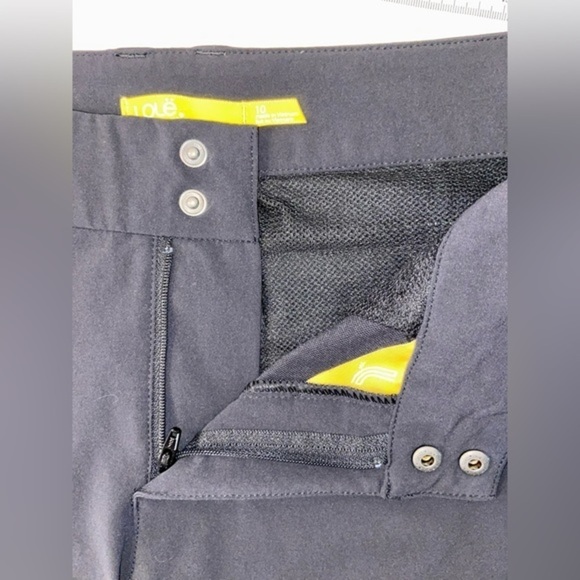 Women’s LOLË‎ black nylon hiking stretchy pants with zipped pockets size 10 - Picture 3 of 14